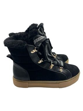 H&M Black Winter Boots Size 38 Ca Size 7 US